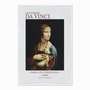 Quadro em Tela Canvas Dama com Arminho de Leonardo da Vinci