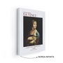 Quadro em Tela Canvas Dama com Arminho de Leonardo da Vinci