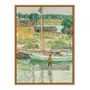 Quadro Em Tela Canvas Embarcação de Ostras, Cos Cob de Childe Hassam