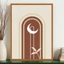 Quadro Em Tela Canvas Estilo Boho Geométrico