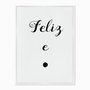 Quadro em Tela Canvas Feliz e Ponto