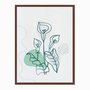 Quadro em Tela Canvas Flor Copo-De-Leite