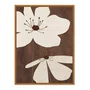 Quadro Em Tela Canvas Floral Chocolate Estilo Modern Heritage