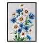 Quadro Em Tela Canvas Flores Margaridas Vintage Farmhouse