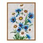Quadro Em Tela Canvas Flores Margaridas Vintage Farmhouse