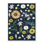Quadro Em Tela Canvas Flores Silvestres Estilo Modern Heritage