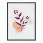 Quadro em Tela Canvas Folhagem Roxa