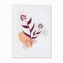 Quadro em Tela Canvas Folhagem Roxa