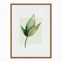 Quadro em Tela Canvas Folhas Estilo Retrô