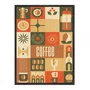 Quadro Em Tela Canvas Geométrica Coffee Culture Estilo Modern Heritage