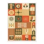 Quadro Em Tela Canvas Geométrica Coffee Culture Estilo Modern Heritage