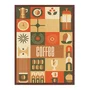 Quadro Em Tela Canvas Geométrica Coffee Culture Estilo Modern Heritage