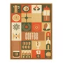 Quadro Em Tela Canvas Geométrica Coffee Culture Estilo Modern Heritage