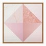 Quadro em Tela Canvas Geométrico Triângulos Rose