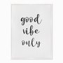 Quadro em Tela Canvas Good Vibe Only