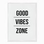 Quadro em Tela Canvas Good Vibes Zone