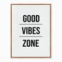 Quadro em Tela Canvas Good Vibes Zone