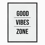 Quadro em Tela Canvas Good Vibes Zone