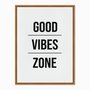 Quadro em Tela Canvas Good Vibes Zone