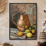 Quadro Em Tela Canvas Jarra Com Frutas Vintage Farmhouse