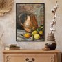 Quadro Em Tela Canvas Jarra Com Frutas Vintage Farmhouse