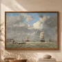 Quadro Em Tela Canvas " "Le Havre" de Eugène Boudin