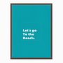 Quadro em Tela Canvas Let's Go to the Beach