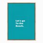Quadro em Tela Canvas Let's Go to the Beach
