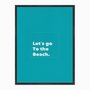 Quadro em Tela Canvas Let's Go to the Beach