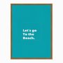 Quadro em Tela Canvas Let's Go to the Beach