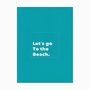 Quadro em Tela Canvas Let's Go to the Beach