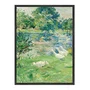 Quadro Em Tela Canvas "Menina Em Um Barco Com Gansos" de Berthe Morisot