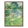 Quadro Em Tela Canvas "Menina Em Um Barco Com Gansos" de Berthe Morisot