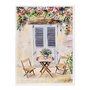 Quadro Em Tela Canvas Mesa E Cadeiras De Madeira Vintage