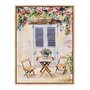 Quadro Em Tela Canvas Mesa E Cadeiras De Madeira Vintage