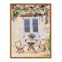 Quadro Em Tela Canvas Mesa E Cadeiras De Madeira Vintage