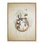 Quadro Em Tela Canvas Molduras Com Flores Vintage