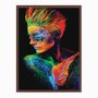 Quadro em Tela Canvas Mulher com o Corpo Pintado