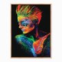 Quadro em Tela Canvas Mulher com o Corpo Pintado