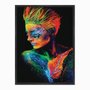 Quadro em Tela Canvas Mulher com o Corpo Pintado