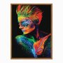 Quadro em Tela Canvas Mulher com o Corpo Pintado
