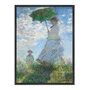 Quadro Em Tela Canvas "Mulher Com um Guarda-Sol" de Claude Monet