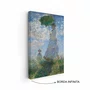 Quadro Em Tela Canvas "Mulher Com um Guarda-Sol" de Claude Monet