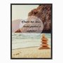 Quadro em Tela Canvas Onde há Mar, Toda Pedra é Enfeite
