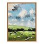 Quadro Em Tela Canvas Ovelhas E Pastagens Farmhouse
