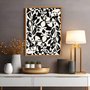 Quadro Em Tela Canvas Padrão Abstrato Estilo Japandi