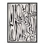 Quadro Em Tela Canvas Padrão Abstrato Minimalista Estilo Japandi