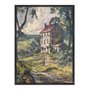 Quadro Em Tela Canvas Paisagem Casa De Campo Vintage Farmhouse