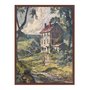 Quadro Em Tela Canvas Paisagem Casa De Campo Vintage Farmhouse