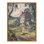 Quadro Em Tela Canvas Paisagem Casa De Campo Vintage Farmhouse